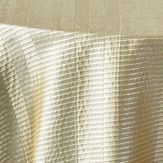 Bone and Silver Metallic Stripe - view 1