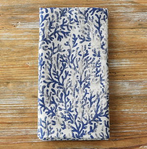 Navy Beachfront Napkin