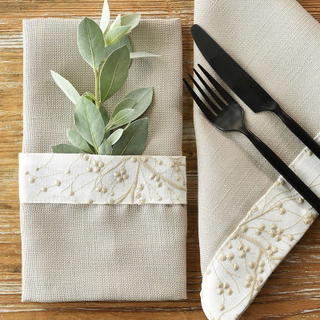 Latte Branches Napkin - view 2