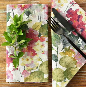 Floral Monet Napkin