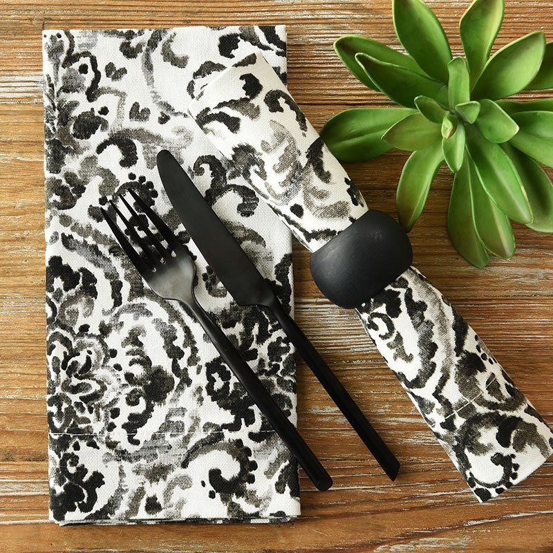 Black Ink Napkin - view 2 of 2