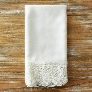 Snow Elizabeth Lace Napkin - view 1