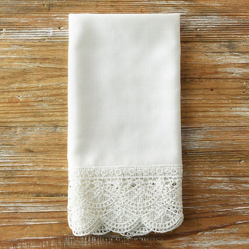 Snow Elizabeth Lace Napkin - view 1 of 4