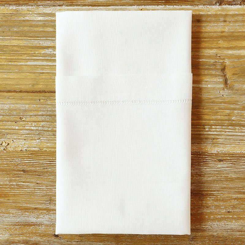 White Hemstitch Napkin