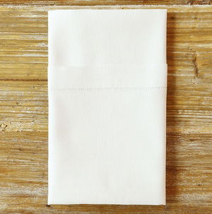 White Hemstitch Napkin