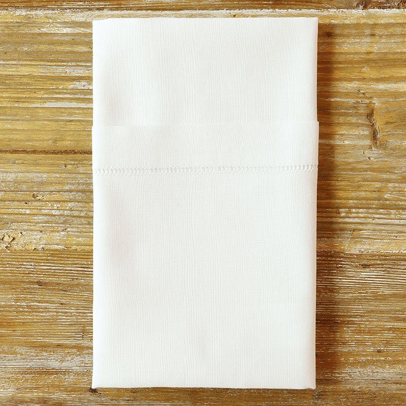 White Hemstitch Napkin - view 1 of 2