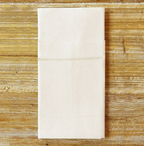 Ivory Hemstitch Napkin