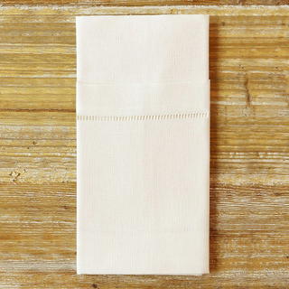 Ivory Hemstitch Napkin - view 1