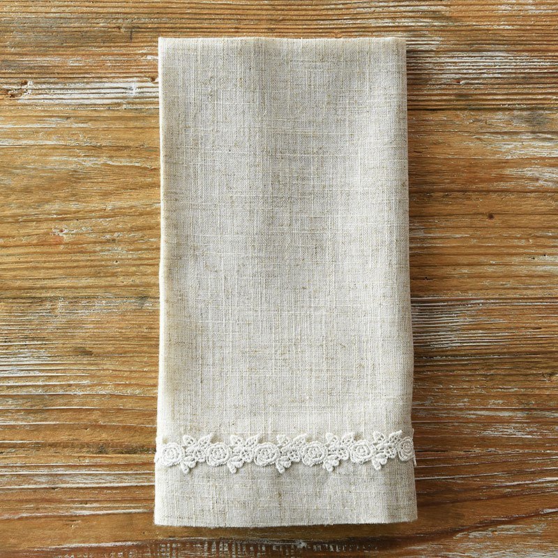 Flax Diana Lace Napkin - view 1 of 3