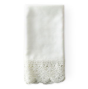 Snow Elizabeth Lace Napkin