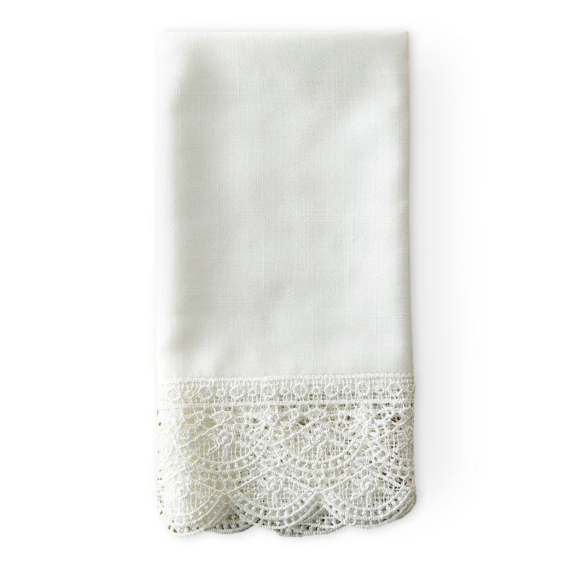 Snow Elizabeth Lace Napkin - view 4 of 4
