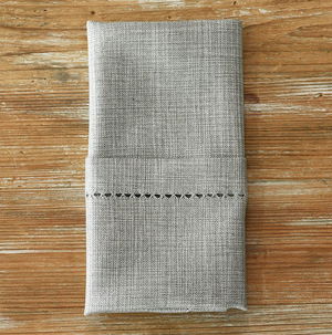 Platinum Hemstitch Napkin