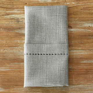 Platinum Hemstitch Napkin - view 1