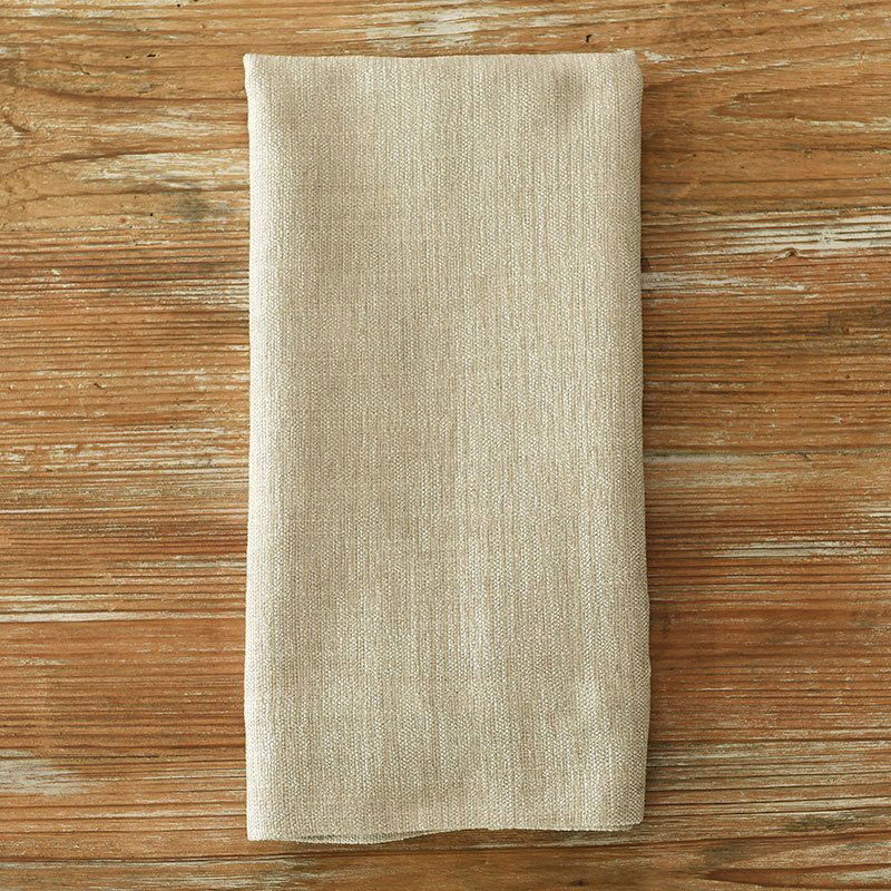 Flax Metallic Burlap