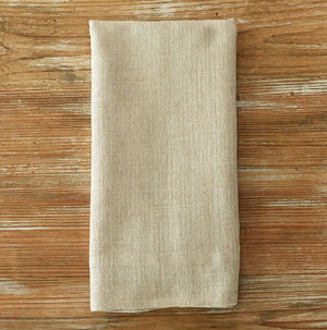 Flax Metallic Burlap