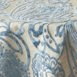 Cornflower Hemp Flocking - view 1
