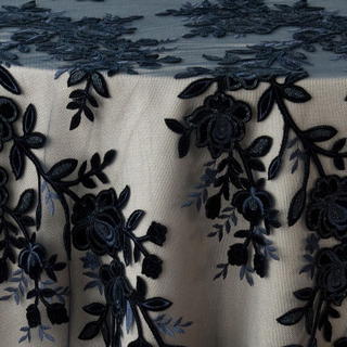 Navy Jasmine Lace - view 1