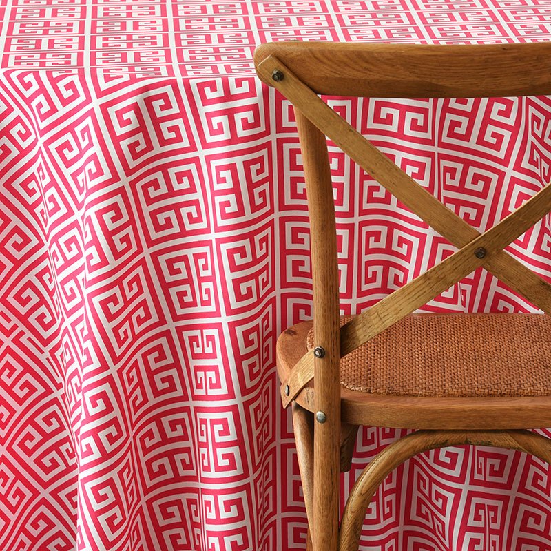 Hot Pink Greek Key - DISCONTINUED - view 2 of 4