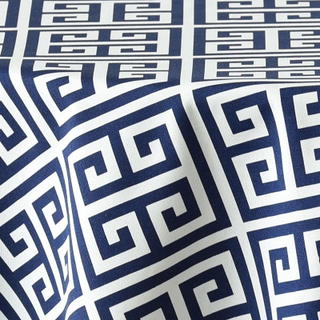 Navy Greek Key - view 3