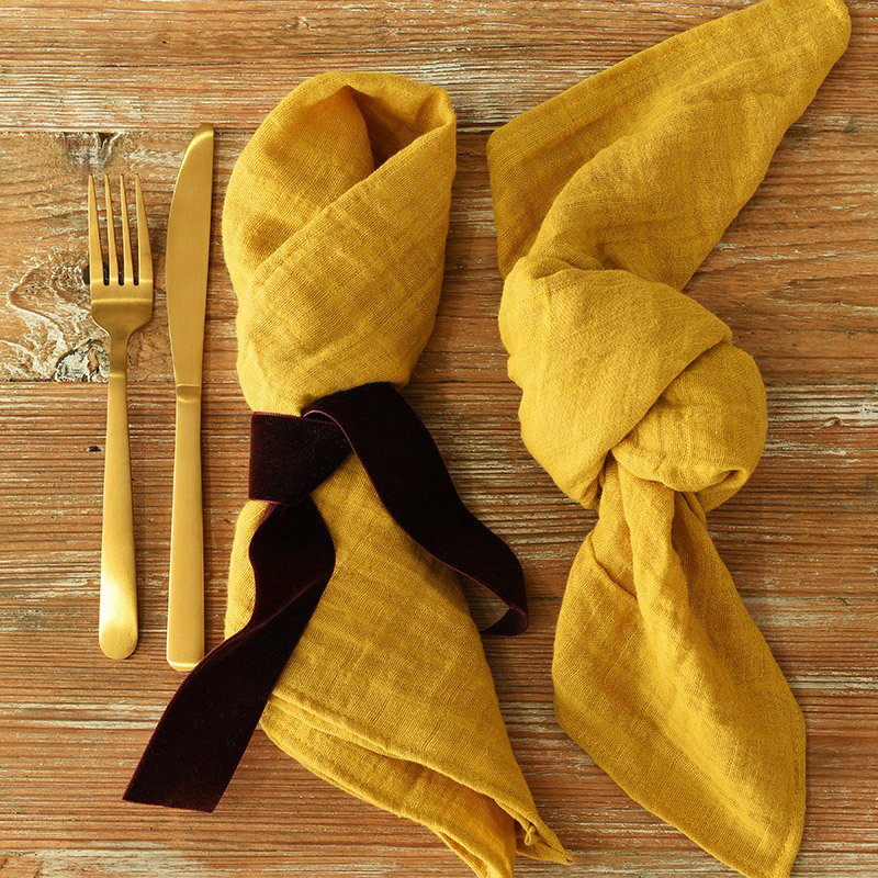 Mustard Terra Napkin - view 2 of 3
