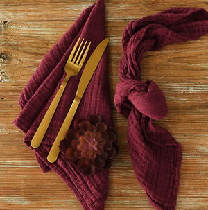 Plum Terra Napkin