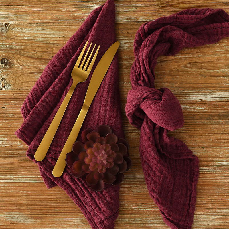 Plum Terra Napkin - view 2 of 3