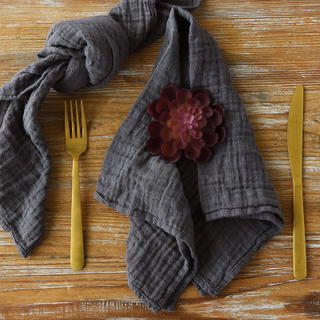 Charcoal Terra Napkin - view 2