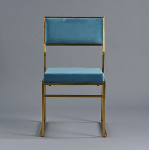 Turquoise Gold Tribeca Chair