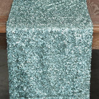 Aqua Sequin Taffeta - view 3