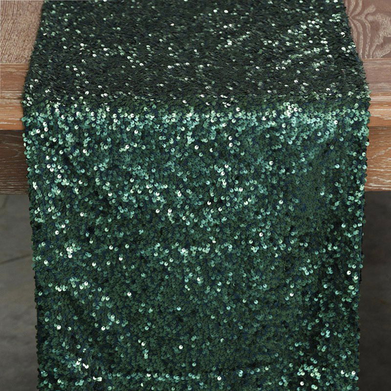 Emerald Sequin Taffeta