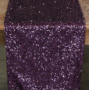 Purple Sequin Taffeta