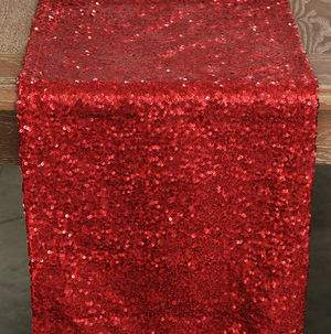 Red Sequin Taffeta