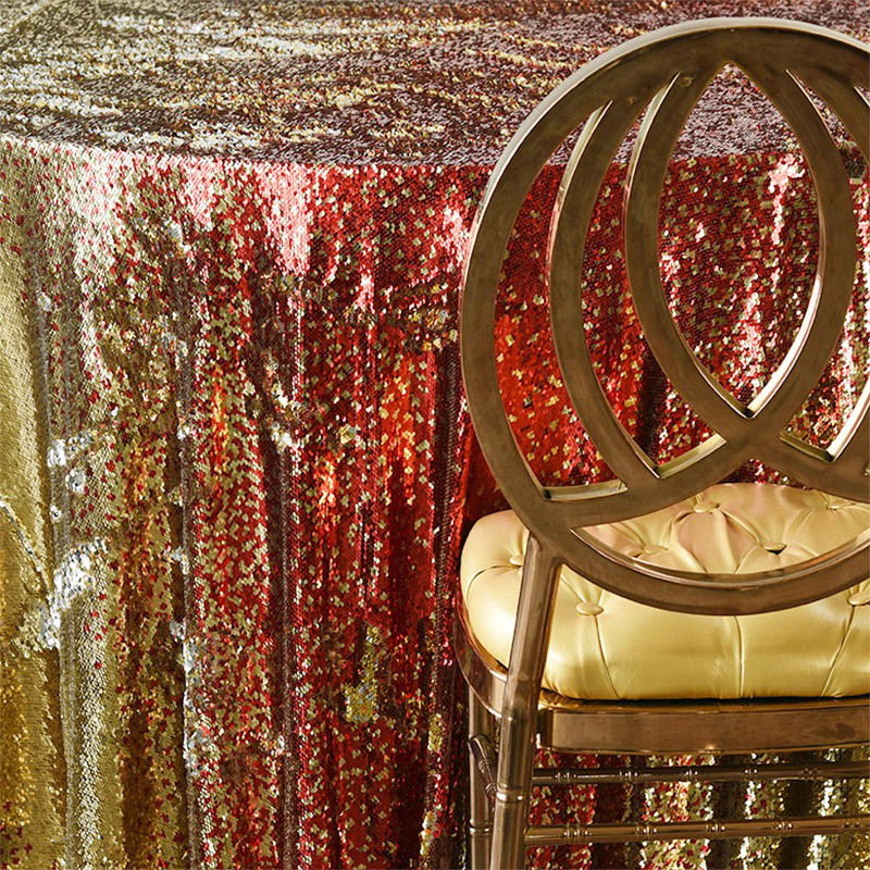 Red and Gold Ombre Sequin - view 2 of 5