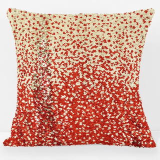 Red and Gold Ombre Sequin - view 5