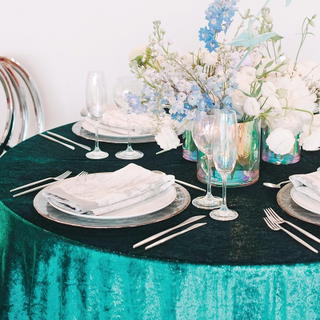 Teal Liquid Velvet - view 3