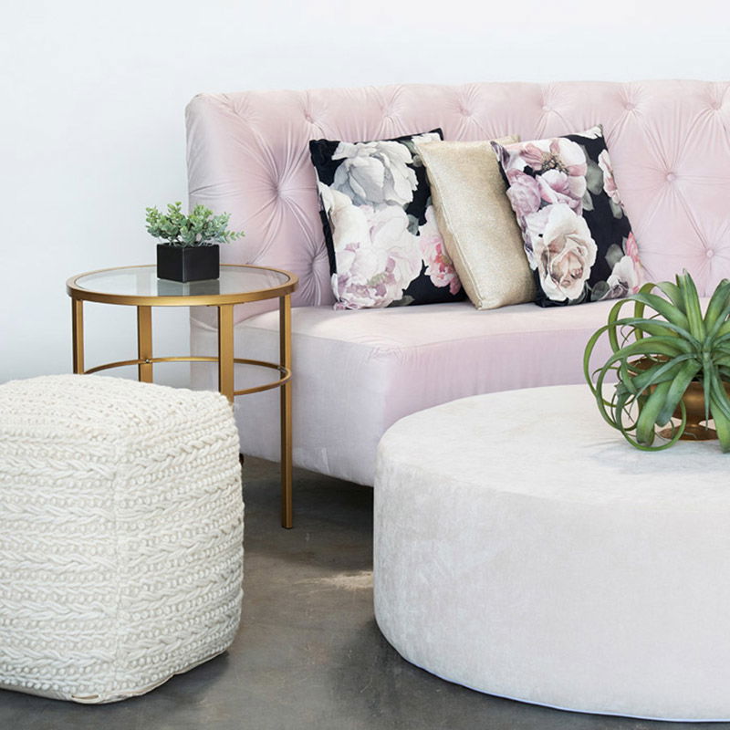 Pink Sky Sofa