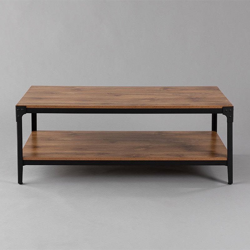 Black with Natural Wood Pasadena Coffee Table