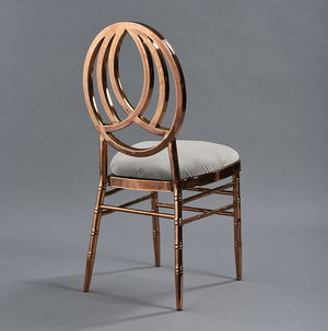 Rose Gold Phoenix Chair with Steel Velvet - Patented Design