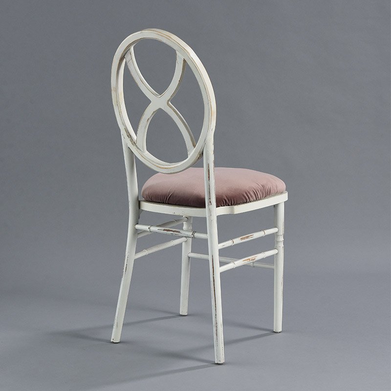 Lugano Chair with Rose Velvet