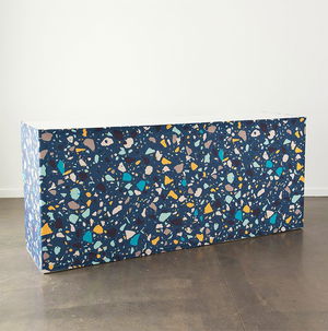 Terrazzo Bar Front 8' Azure