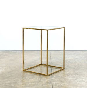 Gold Bilbao High Square Table 30" x 30" x 42"H