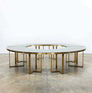 Gold Bilbao Hollow Table