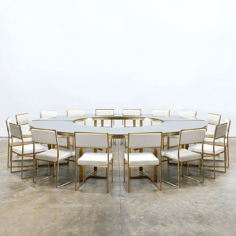 Gold Bilbao Hollow Table