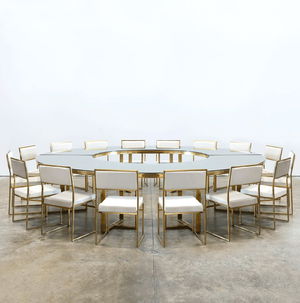 Gold Bilbao Hollow Table