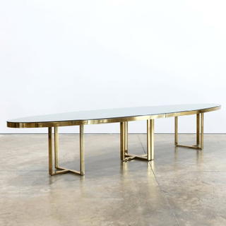 Gold Bilbao Oval Table - view 3