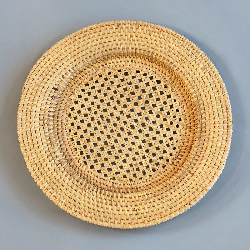 Honey Rattan Charger