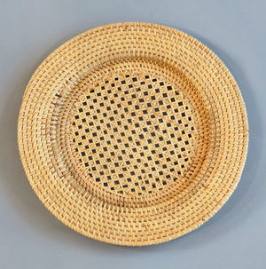 Honey Rattan Charger