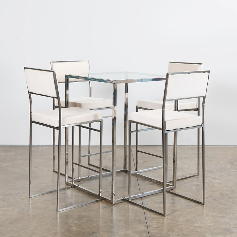 Silver Bilbao High Square Table - view 2 of 2