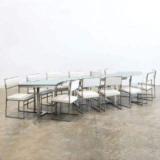 Silver Bilbao Serpentine Table - view 3