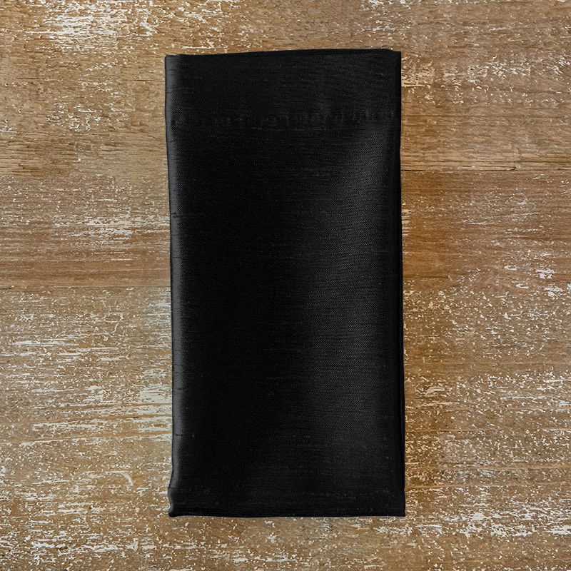 Black Dupioni - view 2 of 2
